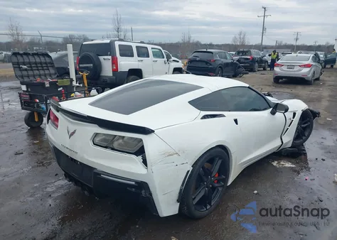 2014 Chevrolet Corvette Stingray Z51 z USA, uszkodzony, nr VIN 1G1YJ2D7XE5102105